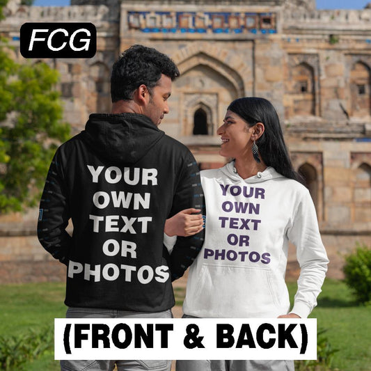 "Wrap Yourself in Custom Comfort: Design Your Own Unisex Pullover Hoodie at FastCustomGear.com for Personalized Style and Warmth."