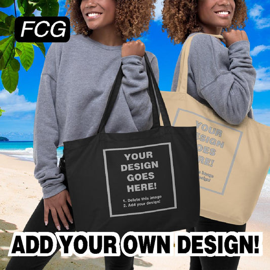 "Go Green with Style: Customize Your Own Organic Tote Bag at FastCustomGear.com for Eco-Friendly Fashion."
