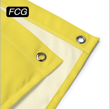 "Attention to Detail: Close-up of Grommets on Customizable Large 3'x5' Flag from FastCustomGear.com, Ready for Personalized Design."