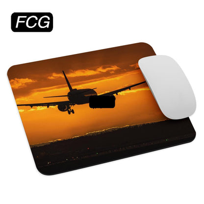 "Get Creative with Your Workspace: Design Your Own Customizable Mouse Pad at FastCustomGear.com for Personalized Style and Functionality. Oblique view highlights its sleek design."