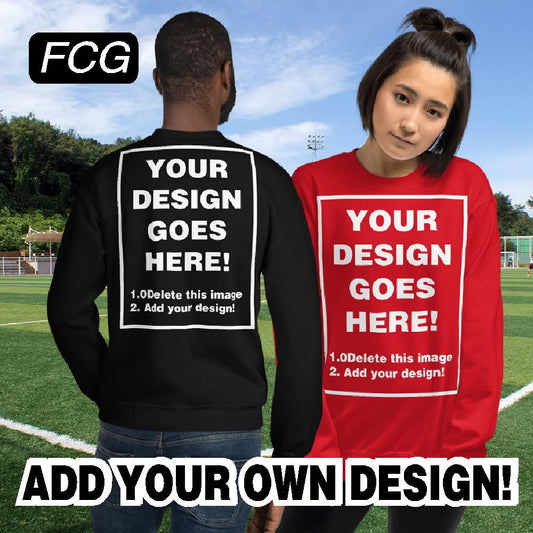 "Cozy Up in Custom Style: Design Your Own Unisex Sweatshirt at FastCustomGear.com for Personalized Comfort and Fashion."